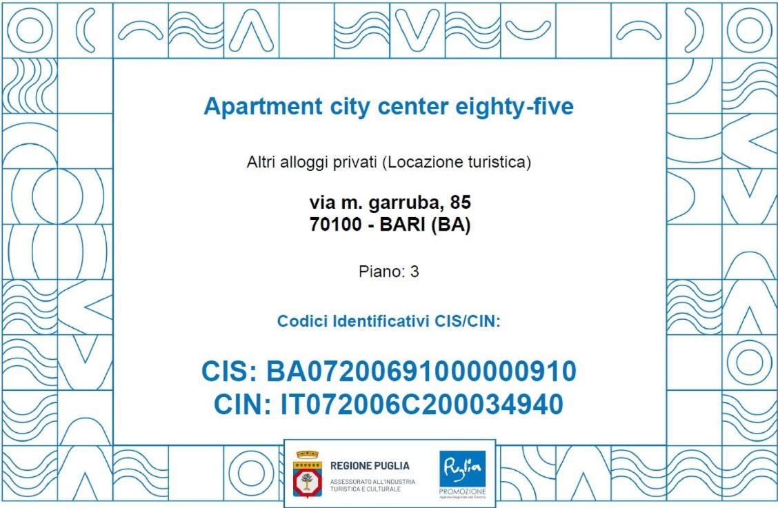 Apartment City Center Eighty-Five Bari Zewnętrze zdjęcie